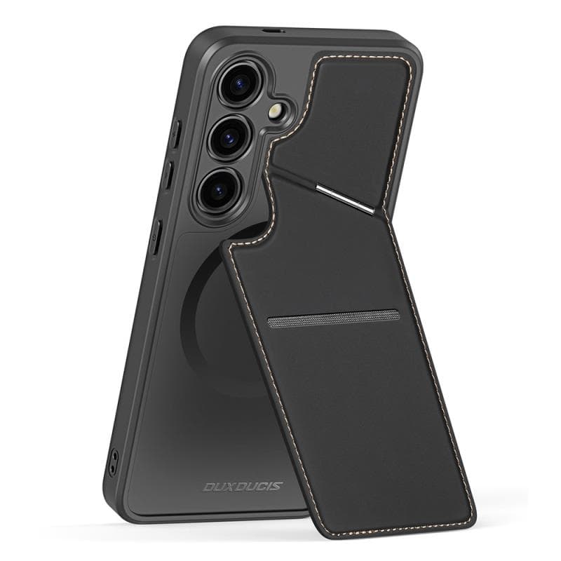 Θήκη Δερμάτινη Dux Ducis Samsung Galaxy S24 Plus 5G 3 σε 1 Magnetic με Stand Rafi II Μαύρο