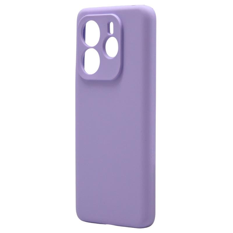 Θήκη Liquid Silicon inos Xiaomi Redmi Note 14 4G Velvet Βιολετί