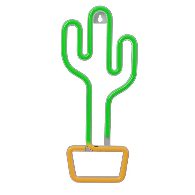 Neon LED Forever Light FLNE02 CACTUS (USB/Μπαταρίας & On/Off) Πράσινο