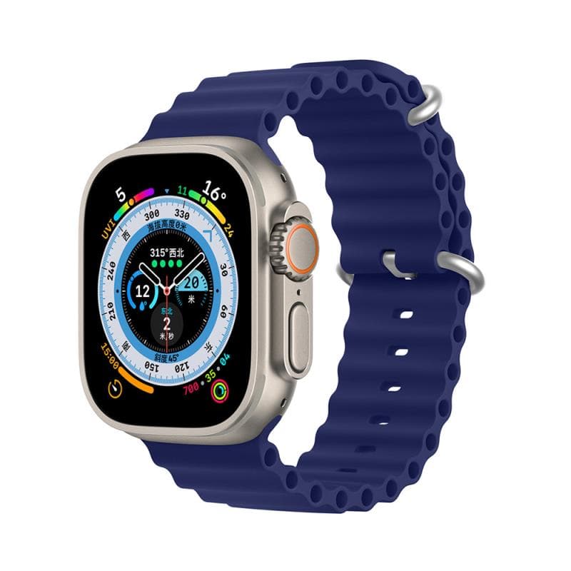 Λουράκι Σιλικόνης Dux Ducis Apple Watch (38/ 40/ 41/ 42mm) Bracelet OceanWave Σκούρο Μπλε