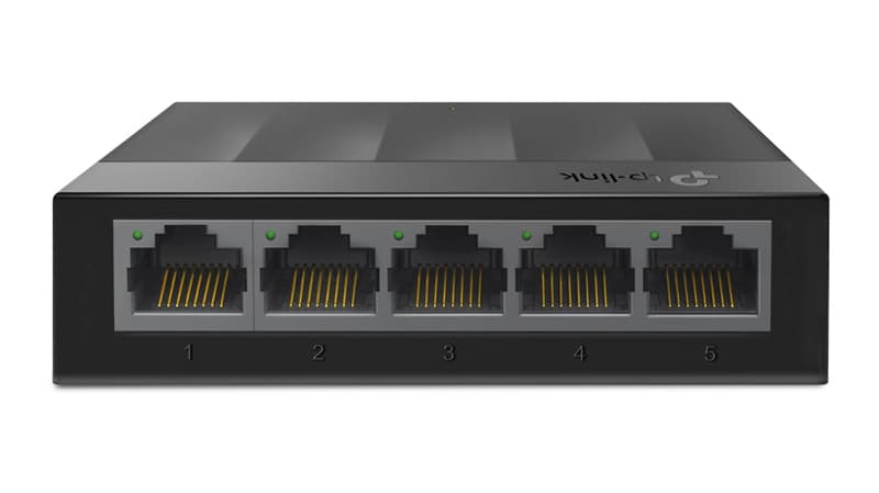 TP-LINK desktop switch LiteWave LS1005G, 5-port 10/100/1000Mbps, Ver 5.40