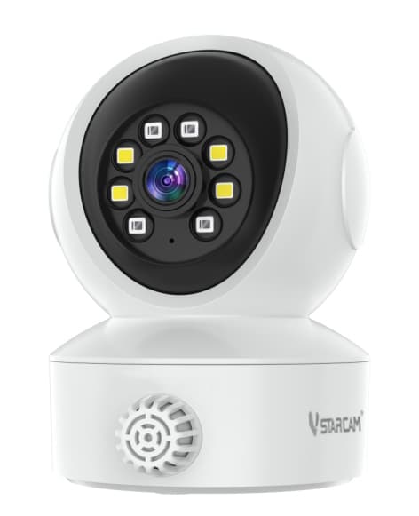 VSTARCAM smart κάμερα CS49LM με ανιχνευτή καπνού/αερίου, 3MP, WiFi, PTZ, SD
