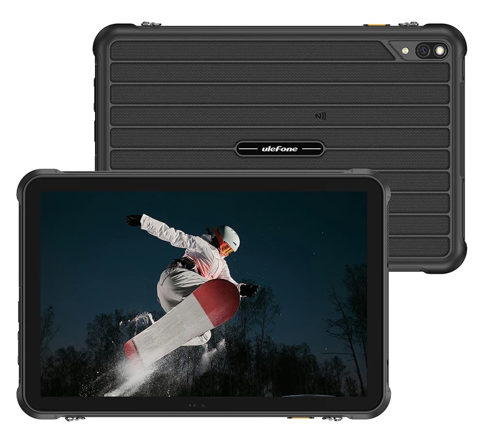 ULEFONE tablet RugKing Pad 2 Pro, 10.1", 8/256GB, 10200mAh, IP68/IP69K/MIL-STD-810H, 4G, μαύρο
