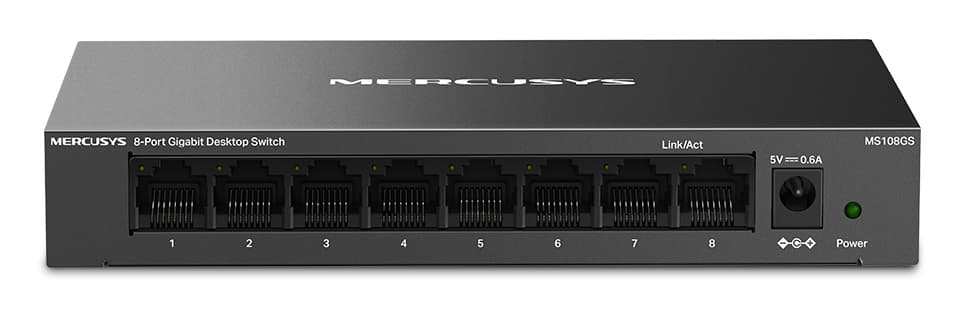 MERCUSYS desktop switch MS108GS, 8x Gigabit θύρες, V1.0