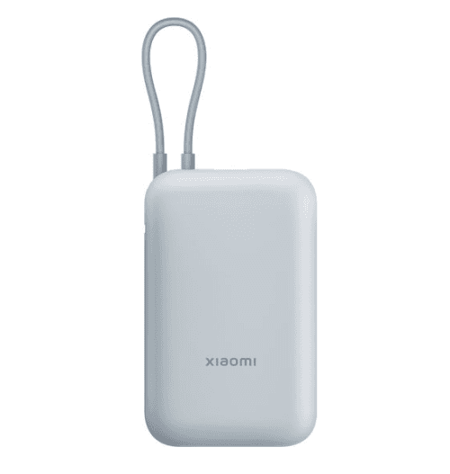 Xiaomi PowerBank 10.000mAh Ice Blue (Intergrated Cable) BHR9073GL- EU