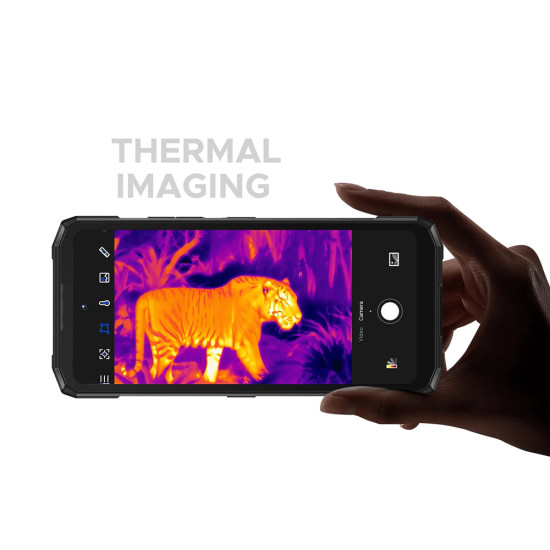 DOOGEE smartphone Fire 6, 6.56", 6/256GB, 10400mAh, IP68/IP69K, μαύρο