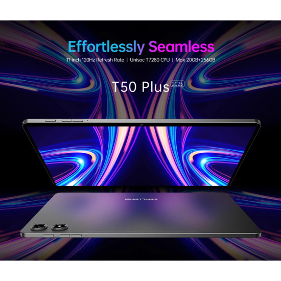 TECLAST tablet T50 Plus 2025, 11", 8/256GB, 4G, Android 15, 8000mAh, γκρι