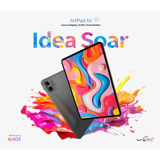 TECLAST tablet ArtPad Air, 11", 8/128GB, 4G, Android 15, 8000mAh, γκρι