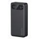 USAMS power bank CD251 με οθόνη, 3x θύρες εξόδου, 20000mAh, PD20W, μαύρο