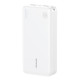 USAMS power bank CD254, 2x θύρες εξόδου, 20000mAh, 10W, λευκό