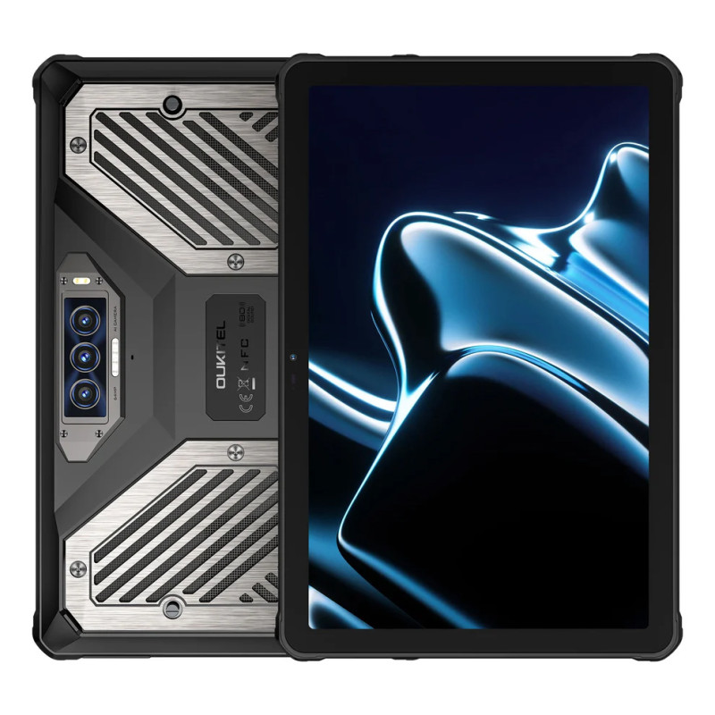 OUKITEL tablet RT10, 11", 12/512GB, 25000mAh, IP68/IP69K/MIL-STD-810H, 5G, μαύρο