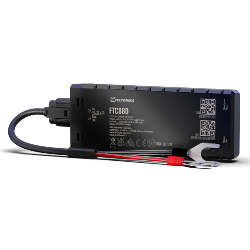 TELTONIKA GPS tracker οχημάτων FTC880, 4G LTE/GSM/GPRS/GNSS, IP69K, 10-30V