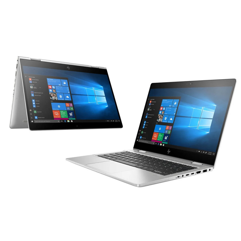 HP Laptop EliteBook x360 830 G6, Refurbished Grade A, i5-8265U, 8/128GB M.2, 13.3" Touchscreen, Cam, UHD Graphics 620, FreeDOS