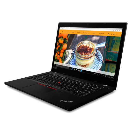 LENOVO Laptop ThinkPad L490, Refurbished Grade Α, i5-8365U, 16/256GB NVME, 14" Touchscreen, Cam, UHD Graphics 620, FreeDOS