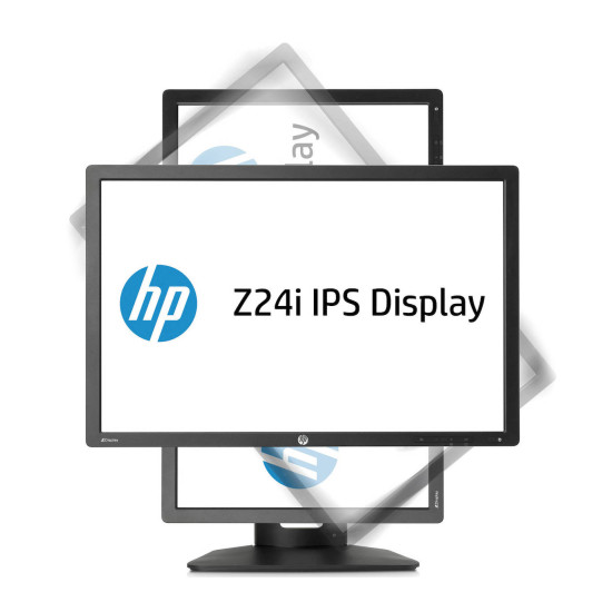 HP used οθόνη Z24I LED, 24" 1920x1200, DVI/VGA/DisplayPort, Grade B