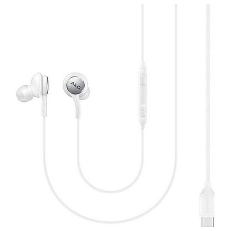 Samsung EO-IC100 In-ear Handsfree με Βύσμα USB-C White Blister-EU
