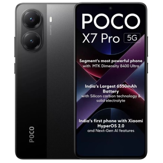 Xiaomi Poco X7 Pro 12GB Ram 512GB NFC Black 5G-EU