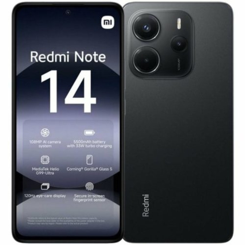 Xiaomi Redmi Note 14 6GB Ram 128GB NFC Black-EU