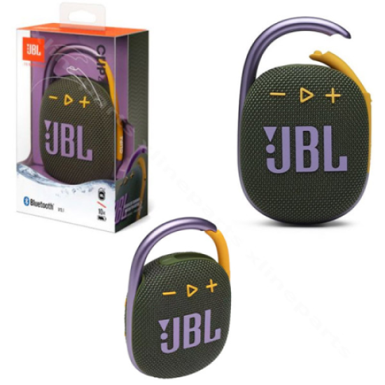 JBL Clip 4 Wireless Bluetooth Speaker Green- EU