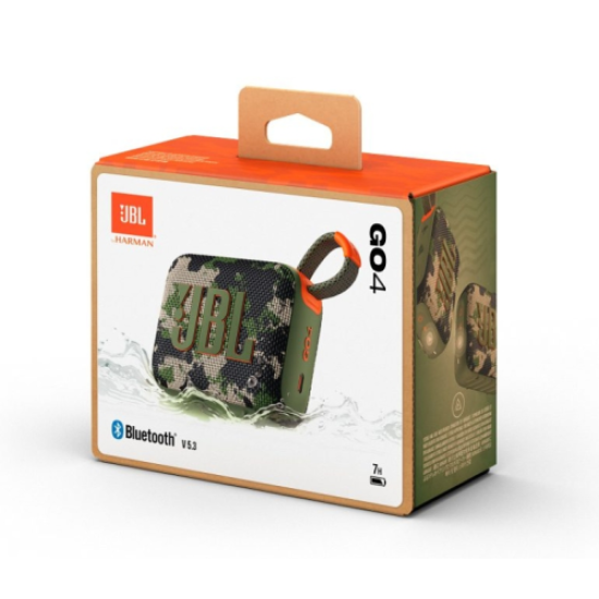 JBL Go 4 Bluetooth Wireless Speaker Squad- EU