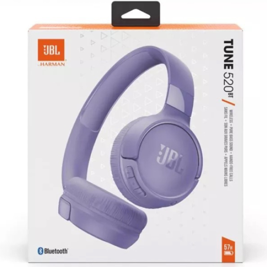 JBL Tune 520ΒΤ On-Ear Bluetooth Headphones Purple- EU