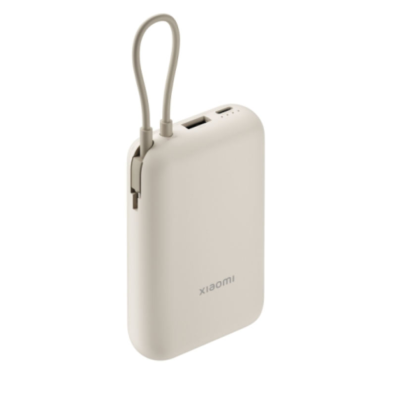 Xiaomi PowerBank 10.000mAh Tan (Intergrated Cable) BHR9072GL- EU