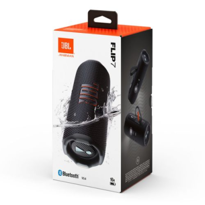 JBL Flip 7 Bluetooth Speaker Black-EU