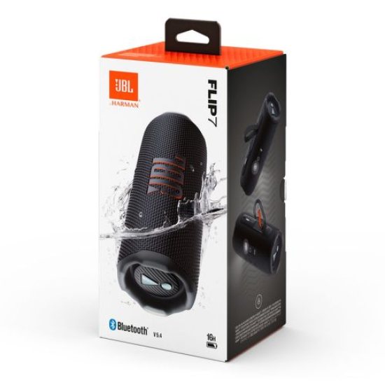 JBL Flip 7 Bluetooth Speaker Black-EU