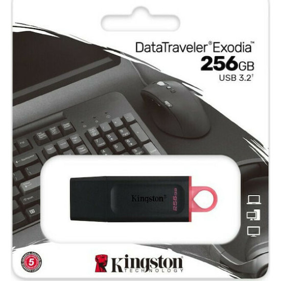 Kingston USB Flash DataTraveler Exodia 256GB USB 3.2 Black Kingston USB Flash DataTraveler Exodia 256GB USB 3.2 Black