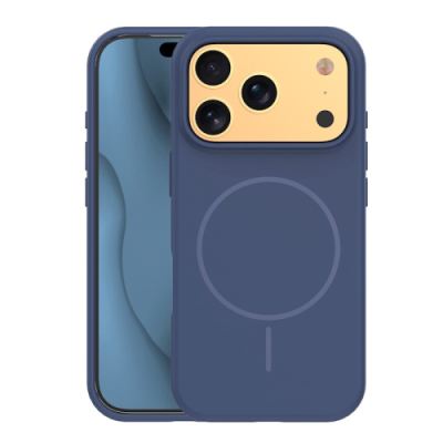 Velvet Dark Blue Case with MagSafe for iPhone 17 Pro Max