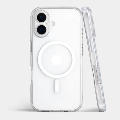 Clear Case with White MagSafe for iPhone 17 Pro Max