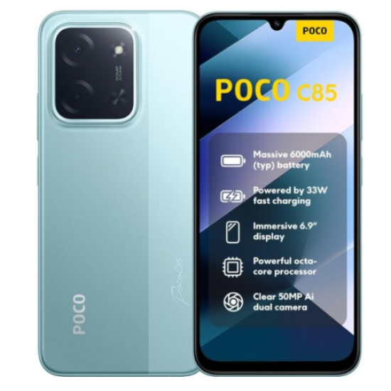 Xiaomi Poco C85 8GB Ram 256GB Green Dual Sim 4G-EU Xiaomi Poco C85 8GB Ram 256GB Green Dual Sim 4G-EU