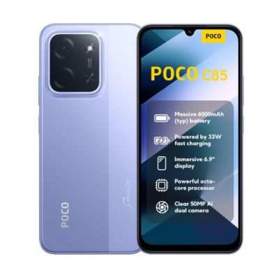 Xiaomi Poco C85 NFC 6GB Ram 128GB Purple Dual Sim 4G-EU