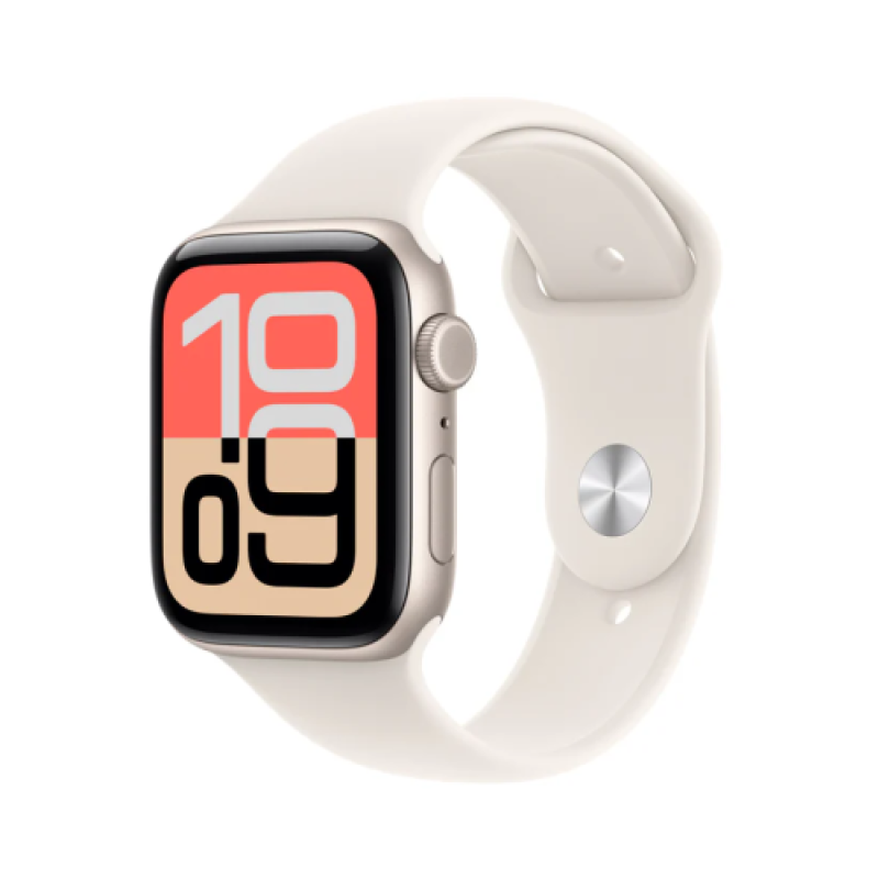 APPLE Watch Series SE 3 (2025) GPS 44mm Starlight Aluminum Case with Sport Band S/M- EU