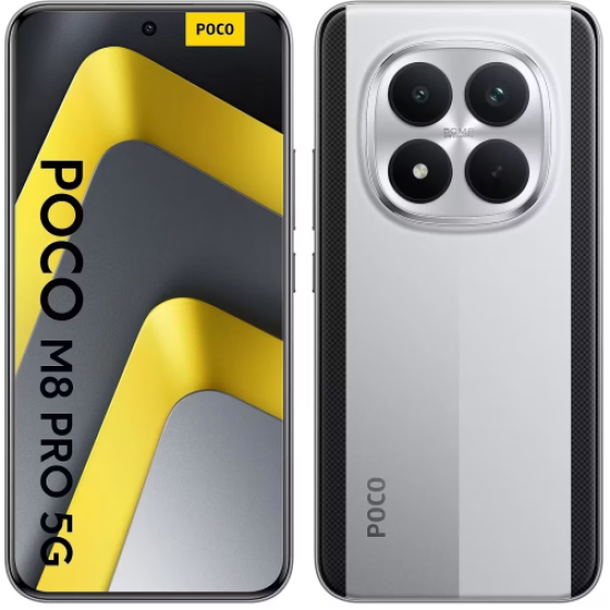 Xiaomi Poco M8 Pro 8GB Ram 256GB NFC Silver 5G- EU