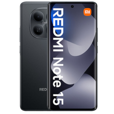 Xiaomi Redmi Note 15 NFC 6GB Ram 128GB Black Dual Sim 4G-EU