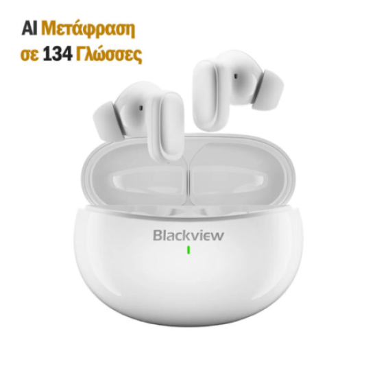 Blackview AirBuds 30 BT5.4 ENC Earbuds with AI Translate Function White- EU